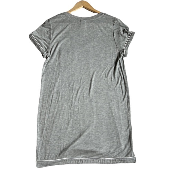Honeydew Intimates Heathered Gray Short Sleeve Pocket Sleep Shirt Size Large - Picture 6 of 9